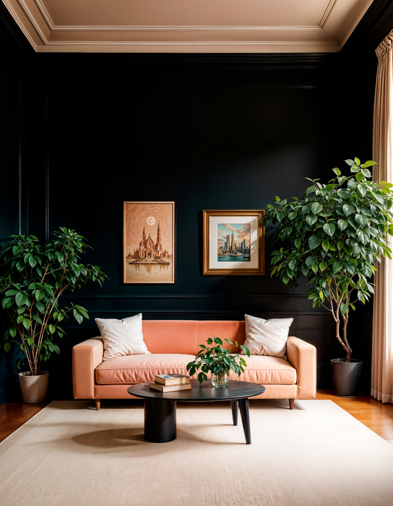 colorful pastel minimal interior design