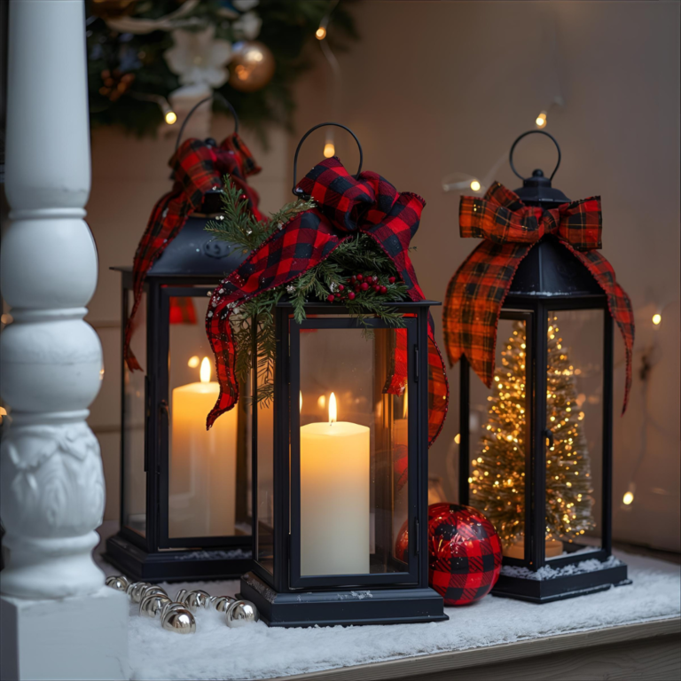 christmas decor lanterns