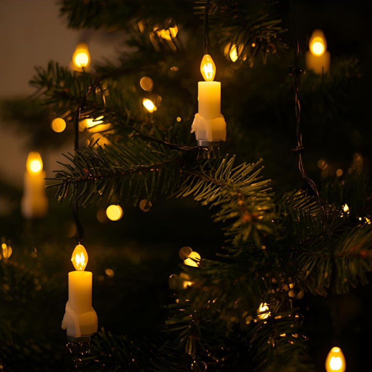 christmas decor, led candles
